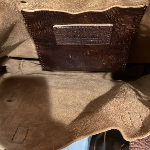 Portland leather crossbody tote not sure color - Picture 2 of 3